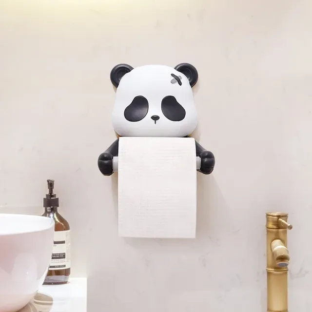 Panda porte rouleau papier toilette mural autocollant… – vue 4