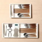 Armoire de cuisine tiroir extensible organisateur multifonctionnel ustensiles de cuisine plateau de rangement ustensiles de cuisine plateau organisateur classifié