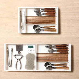 Armoire de cuisine tiroir extensible organisateur multifonctionnel ustensiles de cuisine plateau de rangement ustensiles de cuisine plateau organisateur classifié