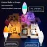 Ampoule WiFi intelligente Alice lampe Alexa commande… – vue 6
