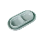 Multi-usage en plastique alimentation pour animaux de compagnie Double bols Anti fourmis étanche nourriture pour animaux de compagnie distributeur d&rsquo;eau Portable étanche à la pluie bassin de nourriture pour animaux de compagnie en plein air