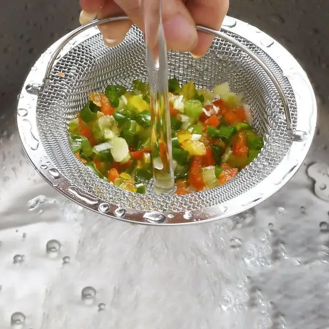 Filtre d'évier de cuisine en acier inoxydable – vue 3