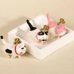 Boutons de tiroir en résine en forme de chat, matériel de décoration, joli bouton de porte de garde-robe de dessin animé, crochets de suspension polyvalents durables pour armoire