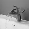 TOLM robinets de lavabo noir or brossé – vue 5