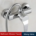 Robinet de douche chaud et froid domestique, salle de bains, Valve mixte cachée, chauffe-eau, ensemble de douche, interrupteur, accessoires de salle de bains et de douche