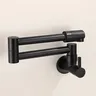 Robinet mural noir – vue 4