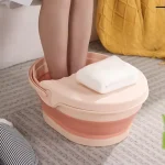 Baignoire pliante portative de trempage des pieds 15L/4 gallons pliable pédicure trempage Spa bassin de Massage baignoire avec poignée de couvercle