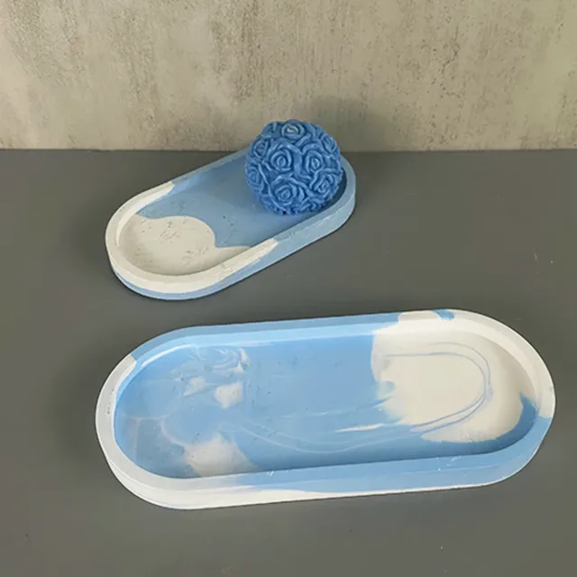 Plateau de rangement ovale – vue 2