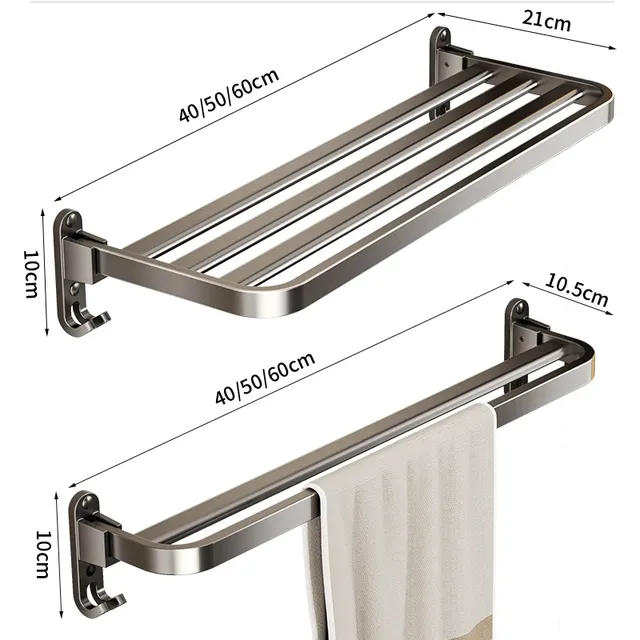 Porte-serviettes de bain pliable – vue 6