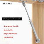 Charnière d&rsquo;armoire à ressort à gaz hydraulique, noyau en cuivre, support d&rsquo;ascenseur de porte, quincaillerie de planche à puce de cuisine, 4 paquets, 6kg, 8kg, 10kg