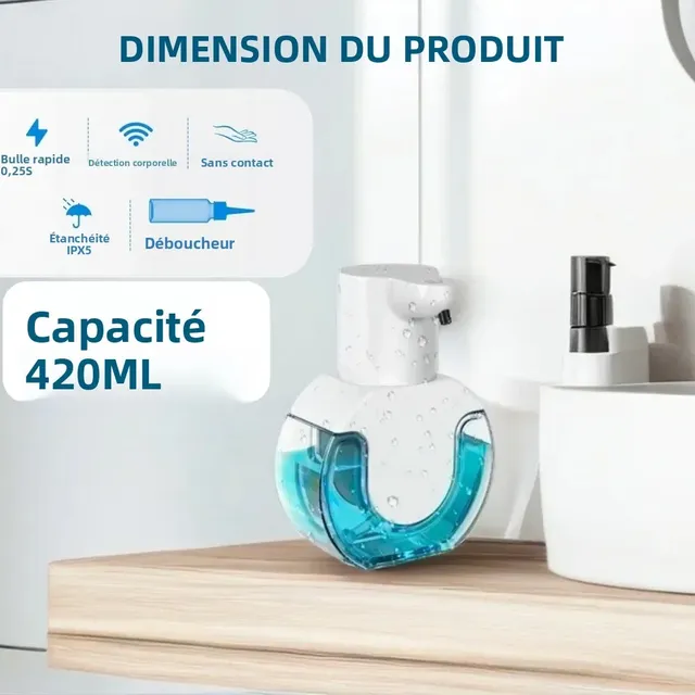 Distributeur automatique de savon en mousse à capteur… – vue 4