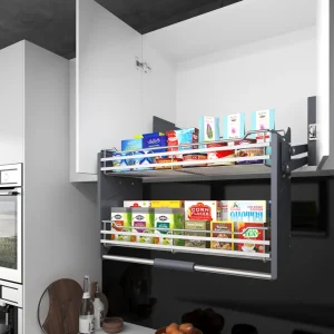 Armoire de cuisine panier élévateur cuisine tirer vers le bas panier jarretelle assaisonnement suspendu stockage cuisine ascenseur panier Armoire de cuisine panier élévateur cuisine tirer vers le bas panier jarretelle assaisonnement suspendu stockage cuisine ascenseur panier