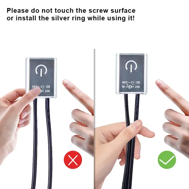 Interrupteur de commande tactile DC12V-24V – vue 6