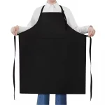 Tablier de cuisine tablier de Chef à col licou avec poches tabliers de restauration sans manches hommes femme tablier de serveur