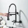 Robinet de cuisine noir – vue 3