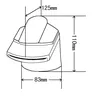 Robinet de lavabo en or Rose – vue 7
