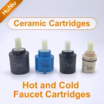 HuNiu cartouche en céramique 25mm/30mm/35mm cartouche de robinet robinet mélange haute bobine Valve mélangeur cuisine bain douche robinet accessoires