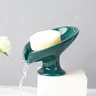Porte savon céramique émaillée effet marbre veines… – vue 5