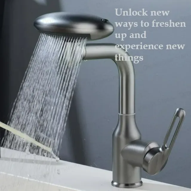 Robinet de lavabo cascade multifonctionnel – vue 2