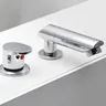 Mitigeur cascade bec plat large chromé poli laiton… – vue 5