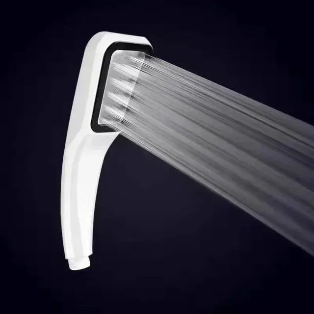 Pommeau douche main rectangulaire chrome ergonomique… – vue 5