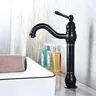 Robinet de lavabo de salle de bains en laiton Antique – vue 4