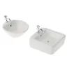 Lavabo miniature céramique blanc brillant carré arrondi… – vue 3