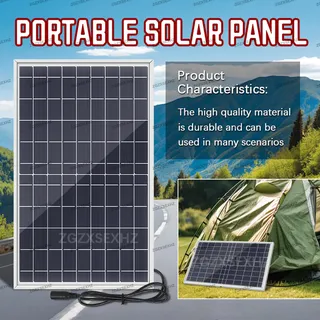 400W 12V Kit Panneau Solaire Complet Polycristallin USB Power Portable…