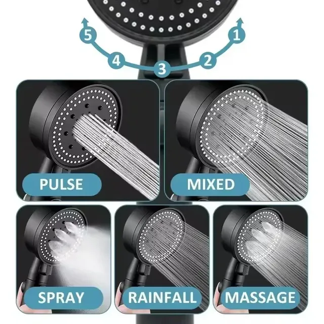 Xiaomi pomme de douche 5 Modes économie d'eau pomme de… – vue 3