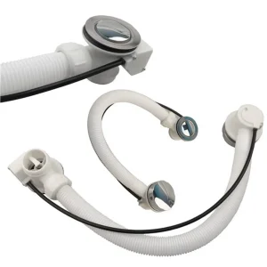 Crépine de vidange de baignoire avec trop-plein, égouttoir de finition de déchets de bain Pop-Up dédié au débordement moderne pour baignoire