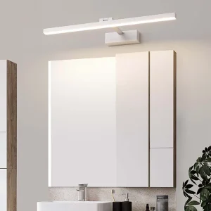 LED moderne acrylique applique blanc noir miroir avant lampe salle de bain lampe chambre salle de bain en aluminium salle de bain miroir lampe éclairage