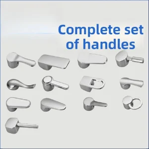 Poignée de commutateur de robinet chaud-froid pour cuisine et salle de bains, mitigeur de lavabo en or noir de 35mm/40mm, couvercle de remplacement, accessoires de robinet de douche