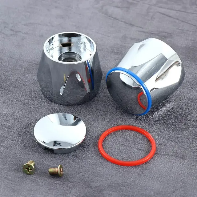 Couvercle de robinet d'évier de lavabo chaud et froid de… – vue 5