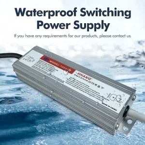 Transformateur toroïdal de pilote de LED étanche IP67, adaptateur d&rsquo;alimentation 220V à 12-24V AC/DC pour éclairage de bande