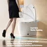 Toilette intelligente veilleuse capteur pied chasse eau… – vue 4