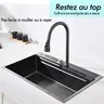 Robinet de cuisine en acier inoxydable 304 – vue 3