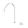 Mitigeur lavabo col cygne haut noir mat bec arc élancé… – vue 5