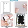 Miroir de maquillage miroir LED avec lumières – vue 2