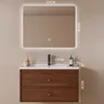 Évier européen salle De Bain armoire Led lavage miroir… – vue 5
