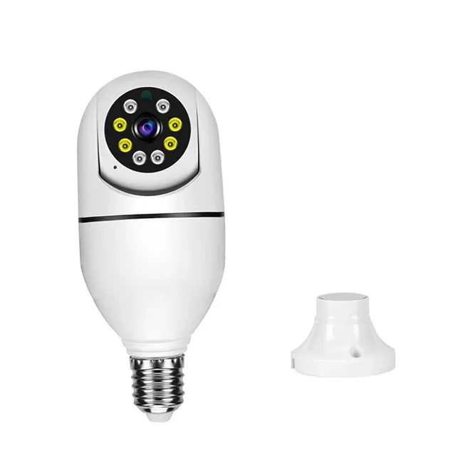 Caméra ampoule sans fil Wifi E27 caméra ampoule 360… – vue 5