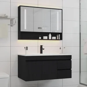 Meuble de salle de bain avec lavabo/évier/miroir Meuble de salle de bain avec lavabo/évier/miroir