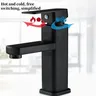 Cascade lavabo ABS robinet noir chaud froid toilette… – vue 4