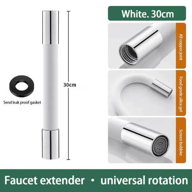 Rallonge de robinet de cuisine universelle 360 ° Tuyau… – vue 5