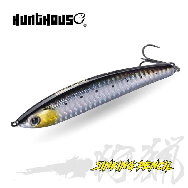 Hunthouse crayon coulant leurre de pêche 100mm 33g eau…