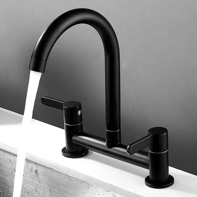 Évier de Cuisine Moderne à Double Levier – vue 4