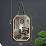 Miroir mural rectangulaire en fer de Style nordique – vue 6