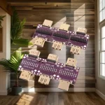 Carte test adaptateur HDMI mâle femelle circuit imprimé FR4 sérigraphie numérotation broches soudables plaqué or compacte prototypage