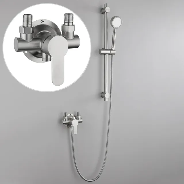 Robinet de douche en acier inoxydable – vue 3
