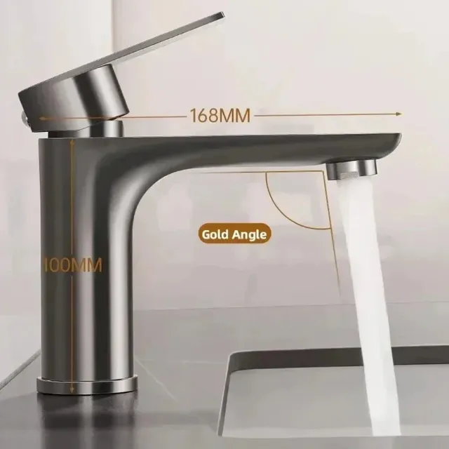 Robinet de salle de bains en acier inoxydable 304 – vue 3