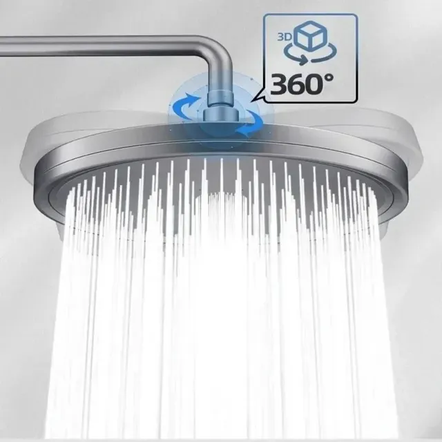 Pommeau douche pluie grand panneau neuf pouces haute… – vue 6